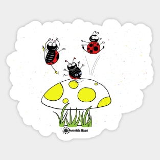 Buggy Shroom Bounce Sticker